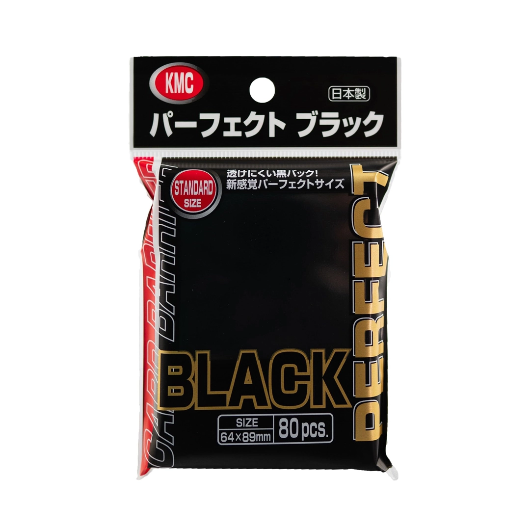 KMC - Standard Sleeves - Perfect Black (80) Stil: Schwarz