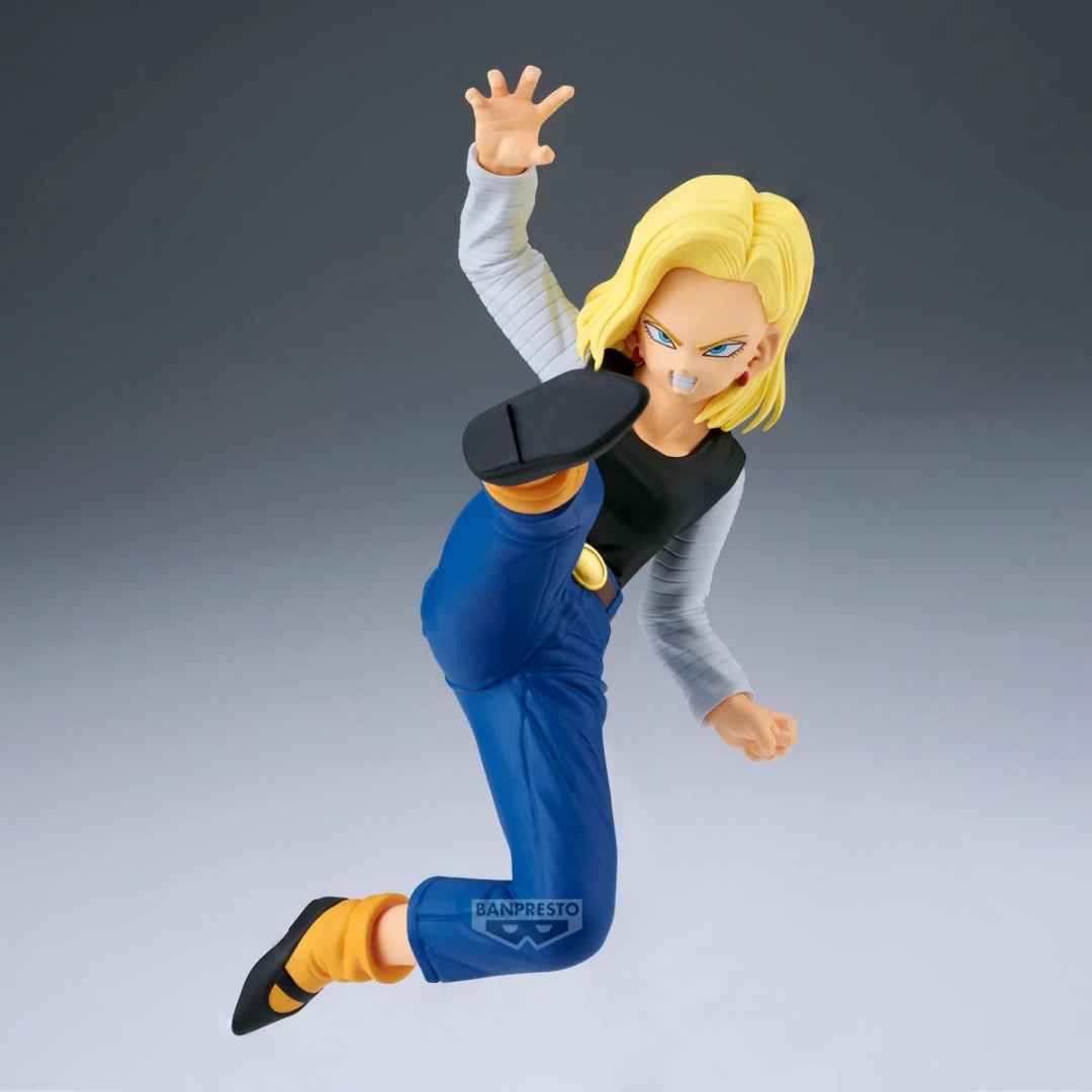 Banpresto | Android 18 vs. Mr. Satan (vs. Mighty Mask) Match Makers (2 Figuren Set) (11cm) | Dragon Ball Z