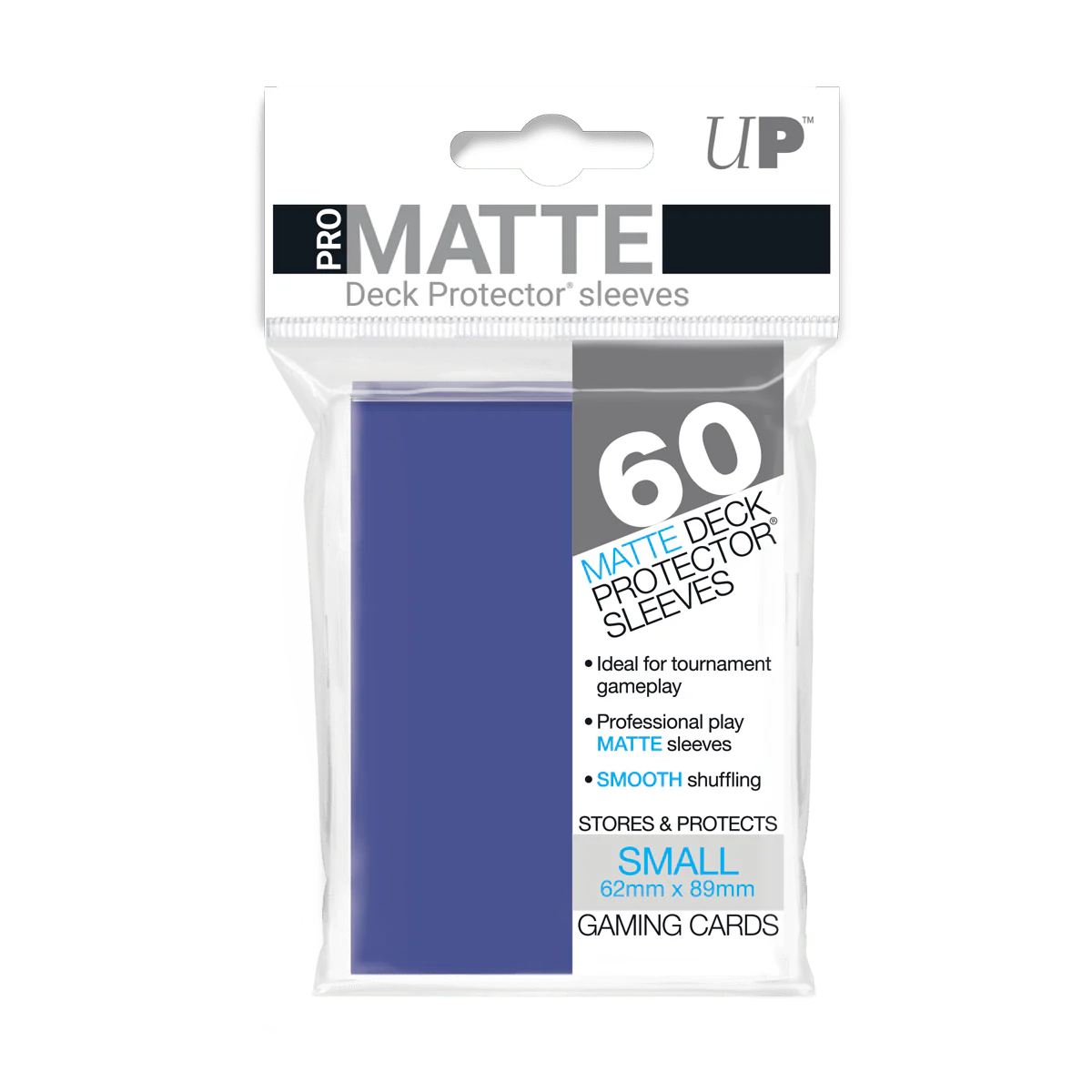 Ultra Pro - Pro-Matte Small Deck Protector Sleeves (60ct) Stil: Blue