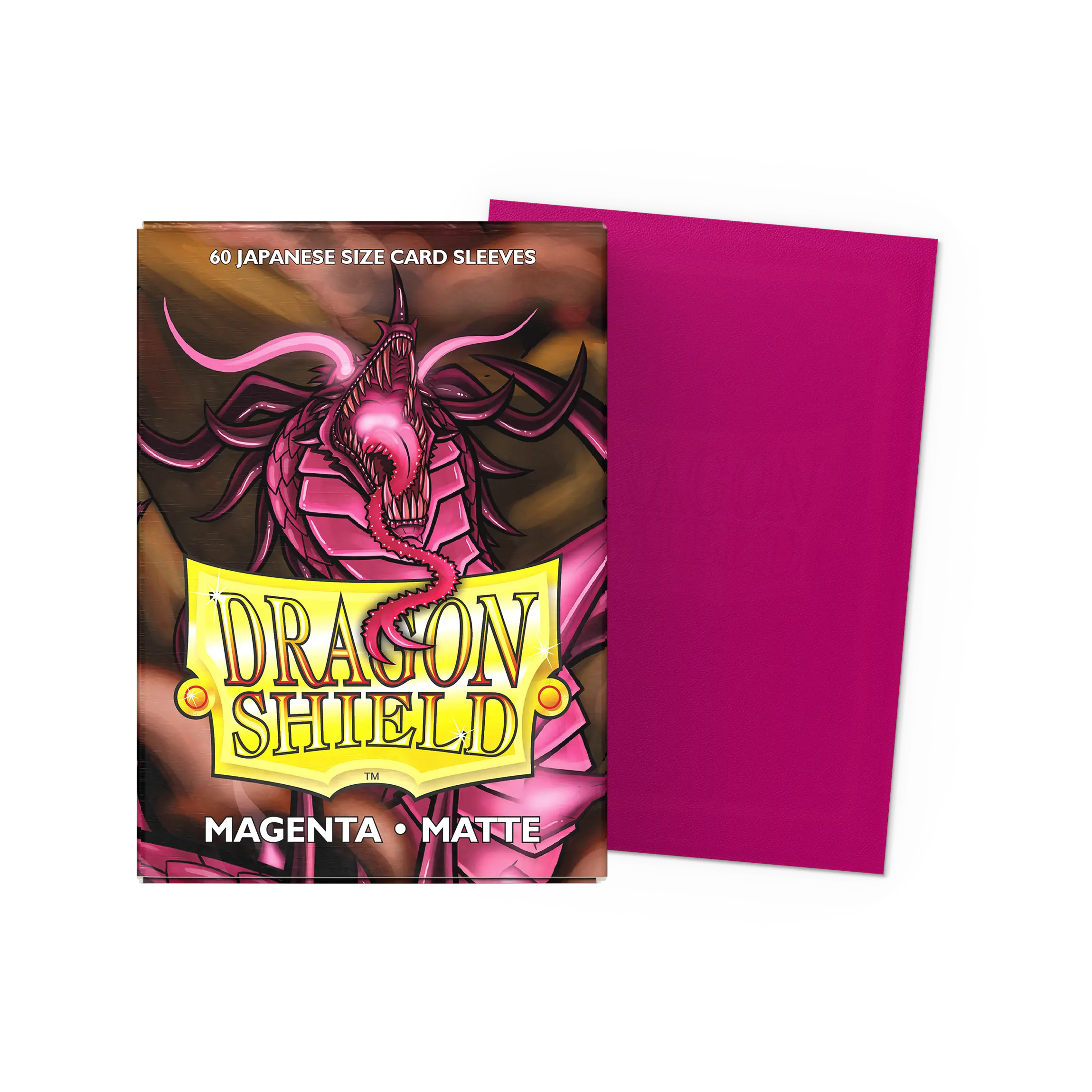 Dragon Shield: Magenta - Matte Sleeves - Japanese Size