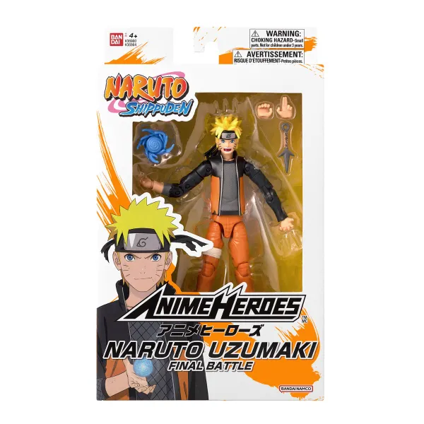Bandai Toys | Anime Heroes - Naruto Shippuden Assortment (6 Stk) (17cm) | Naruto Shippuden
