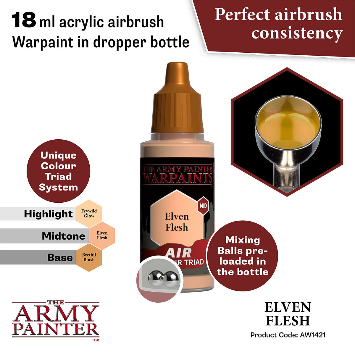The Army Painter - Elven Flesh - Warpaints Air