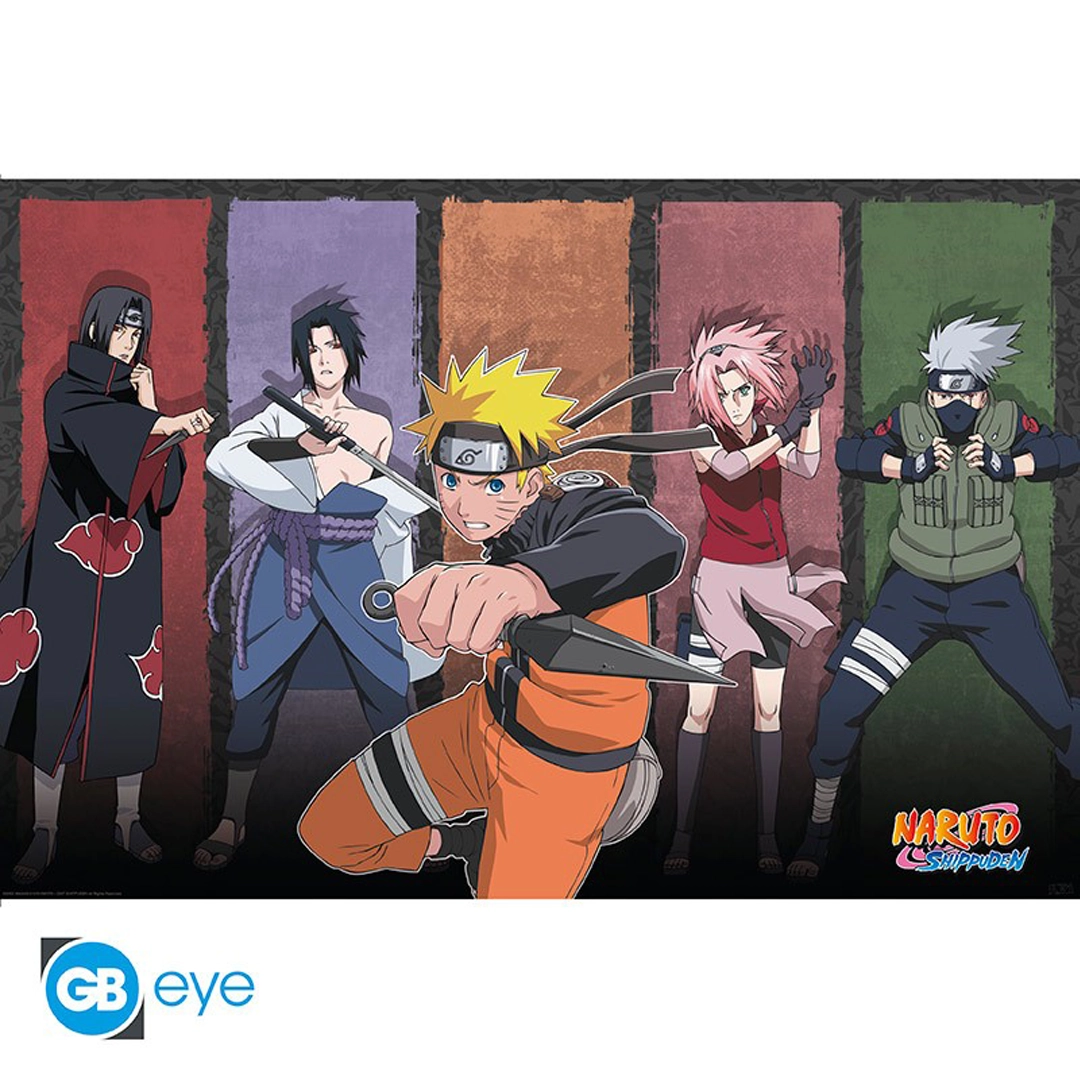 Naruto Shippuden | Maxi Poster (91,5 x 61cm) Naruto & Allies | Poster
