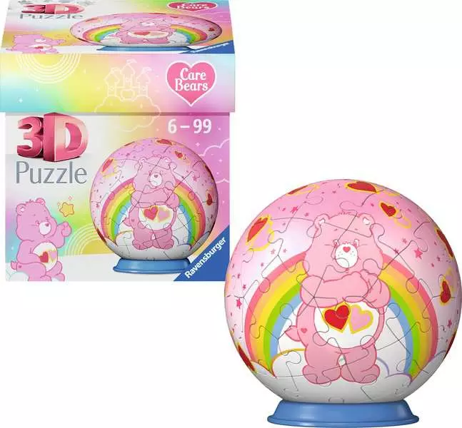 Ravensburger | Care Bears Love-a-Lot Bear | 3D Puzzle Ball