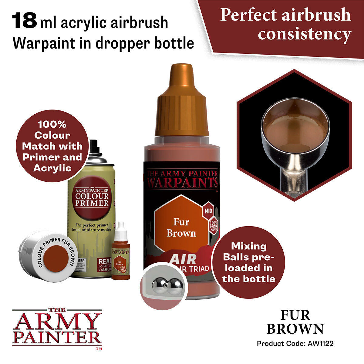 The Army Painter - Fur Brown - Warpaints Air