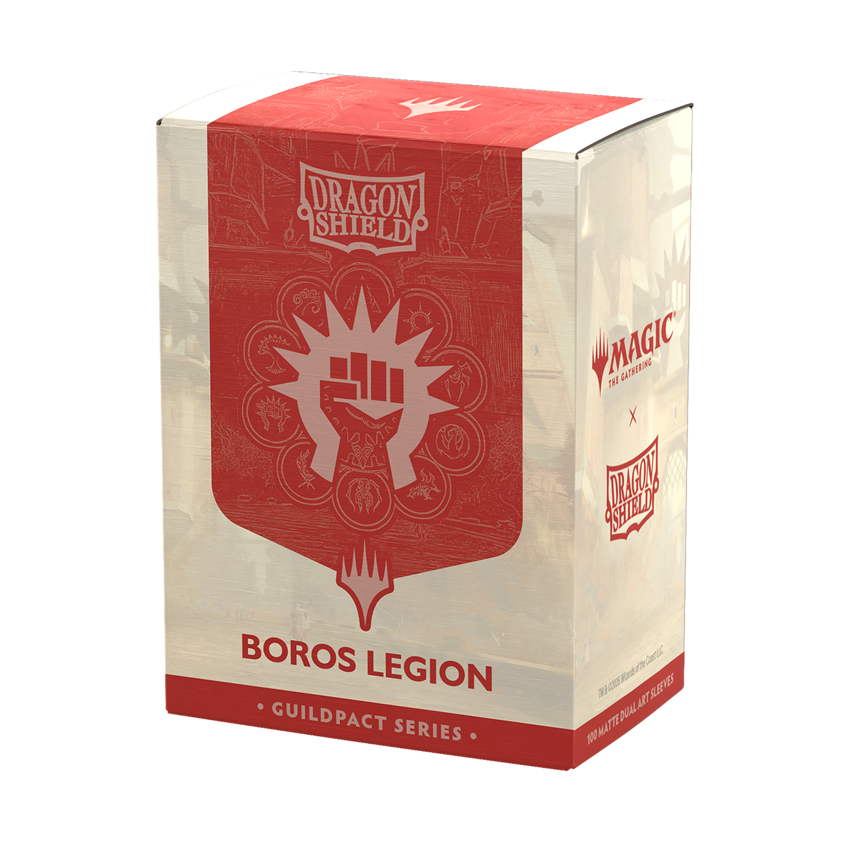 Dragon Shield X Magic: The Gathering | Boros Legion | Standard Size Sleeves Guildpact Series