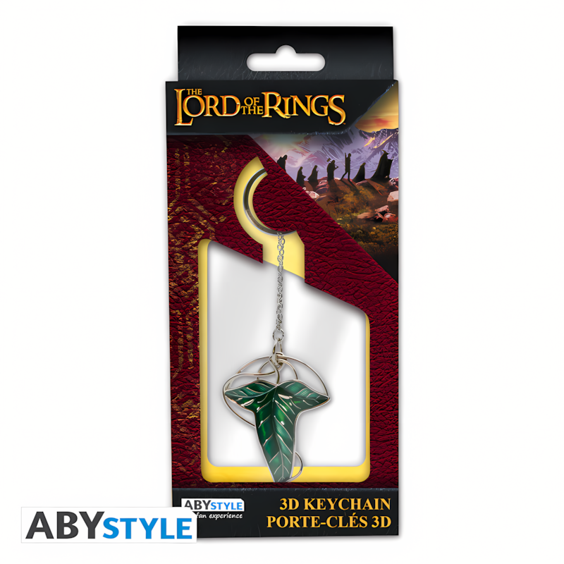 Abysse | Lord of the Rings | Lorien Leaf 3D Keychain
