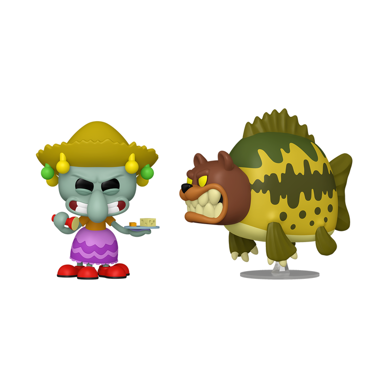 POP! Animation | Squidward & Sea Bear (2-Pack) | SpongeBob SquarePants