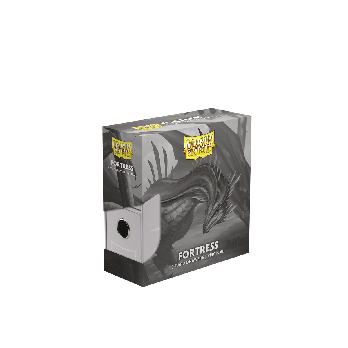 Dragon Shield | Fortress Card Drawer | Vertical 2 White