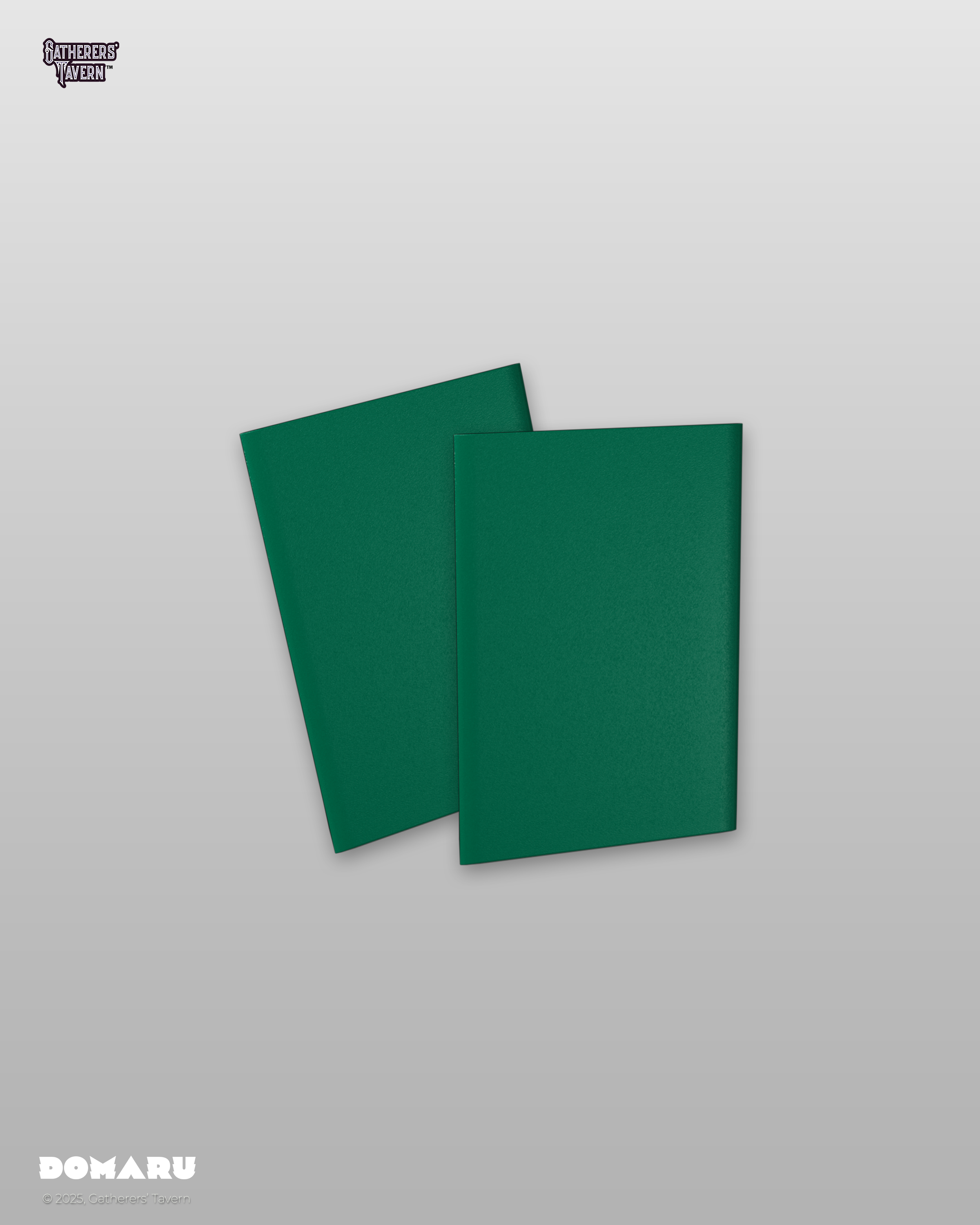Gatherers' Tavern | Regular Fit Standard Sleeves Sylvan Green | Domaru (100 Sleeves)
