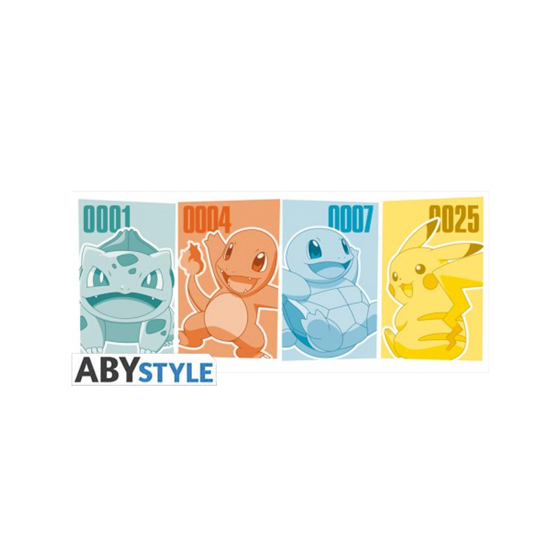 Abysse | Pokémon Mug (320ml) Stil: Pikachu & Kanto Starters