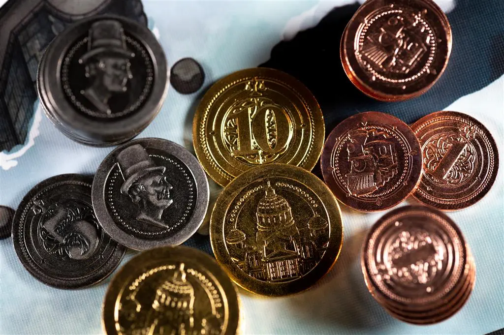 Swanky Games: Metal Industrial Coins Set (50pcs) - Other