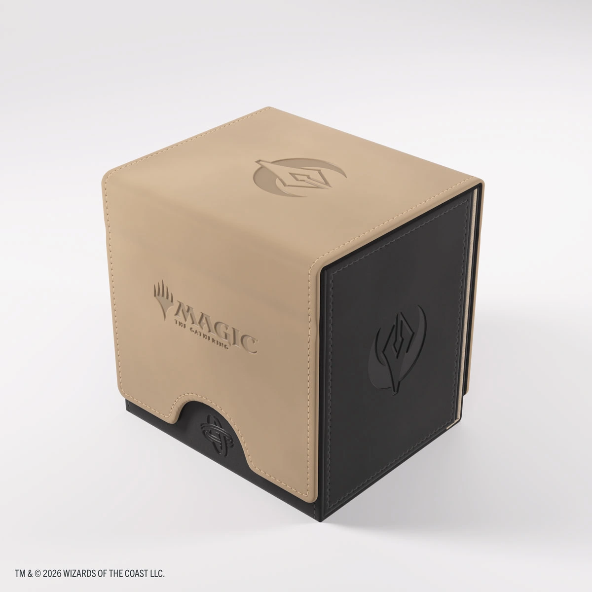 Gamegenic | Secrets of Strixhaven - Beige/Rot | Deckbox Sidekick Plus100+ XL