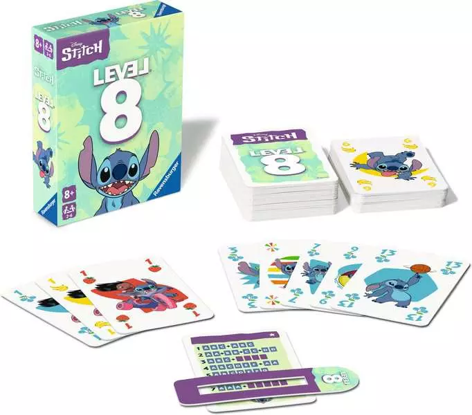 Ravensburger | Disney Stitch | Level 8® Kartenspiel