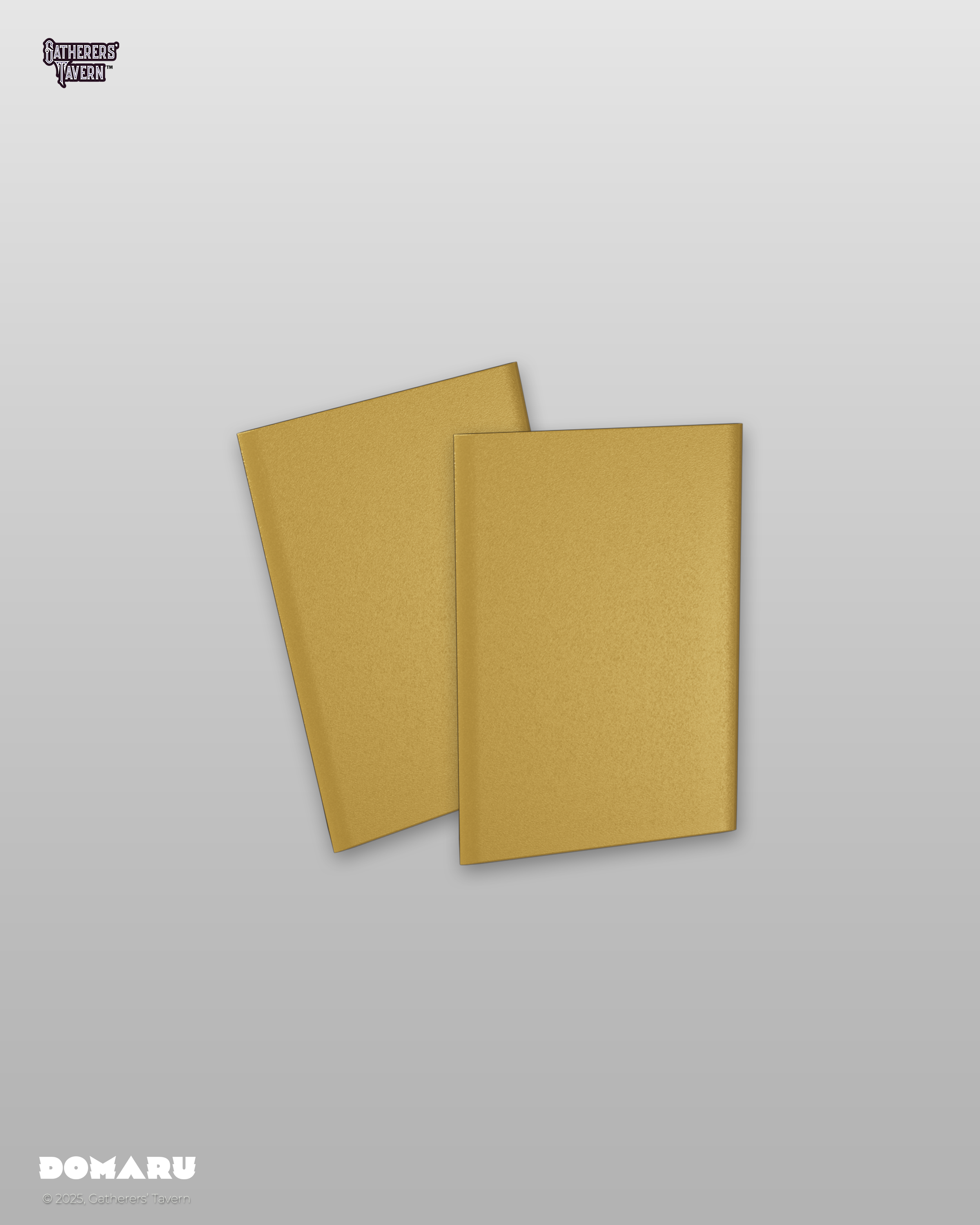 Gatherers' Tavern | Regular Fit Standard Sleeves Sunspire Gold | Domaru (100 Sleeves)