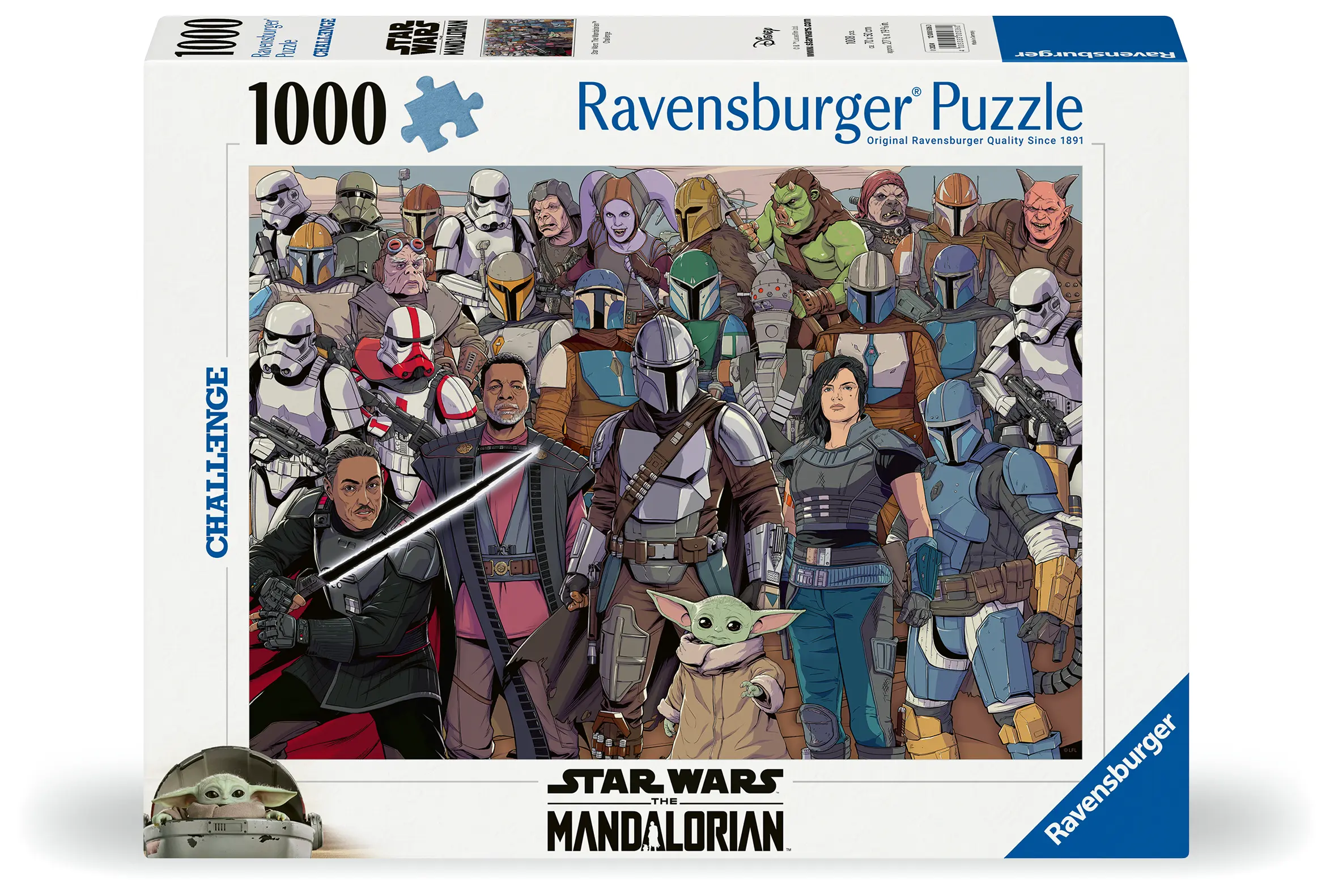 Ravensburger | Star Wars Challenge Baby Yoda | 1000 Teile Puzzle Challenge