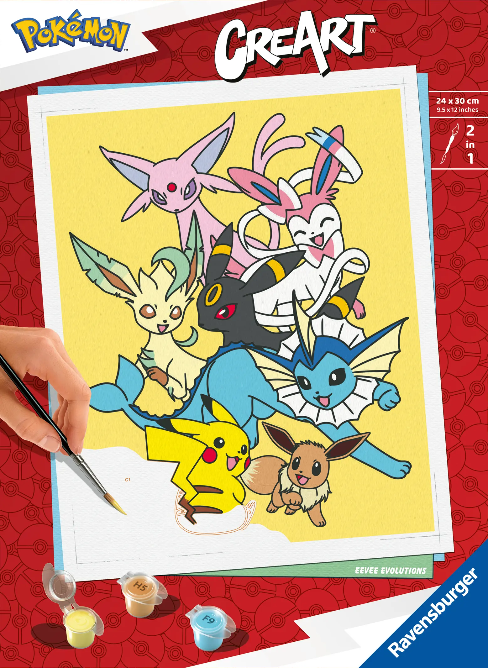 Ravensburger | Pokémon Eevee Evolutions | CreArt Malen nach Zahlen