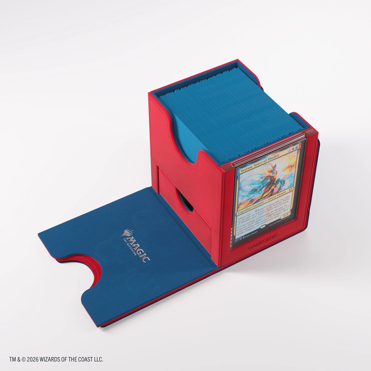 Gamegenic | Secrets of Strixhaven - Rot/Blau | Deckbox Sidekick Plus100+ XL