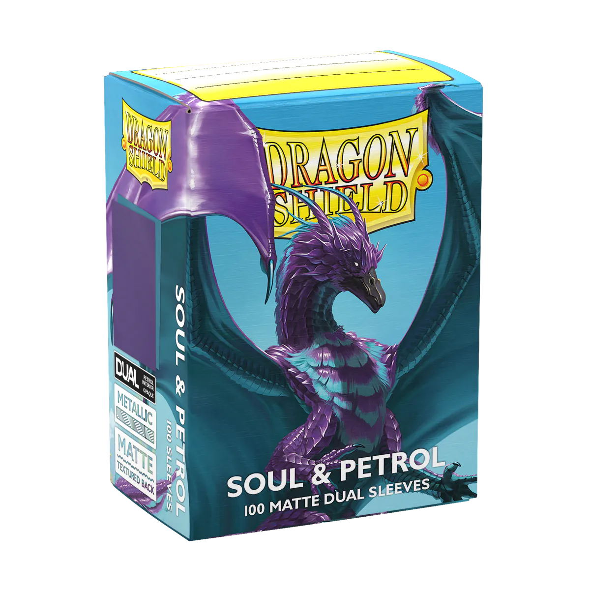 Dragon Shield: Soul & Petrol - Matte Dual Sleeves - Standard Size (2/8)