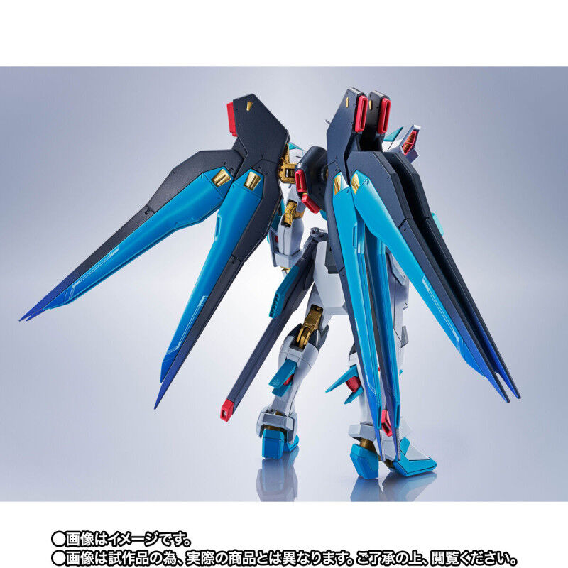 Tamashii Nations | Strike Freedom Gundam Type II (Hatsune Miku Version) Metal Robot Spirits (14cm) | Gundam