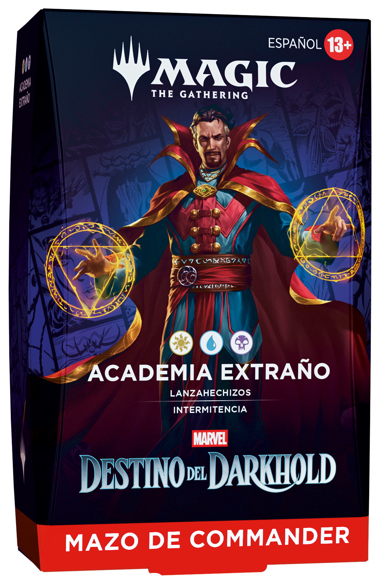Magic: The Gathering | Marvel Darkhold Destiny | Commander Deck Display (4 Stk.) (ES)