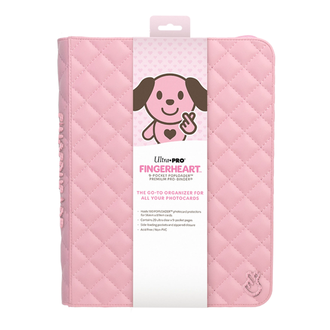 Ultra Pro | Fingerheart Blush | 9-Pocket Poploader Premium PRO-BINDER