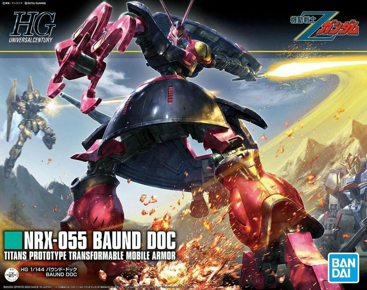 Bandai | HGUC NRX-055 Baund Doc | Mobile Suit Zeta Gundam (1/144)