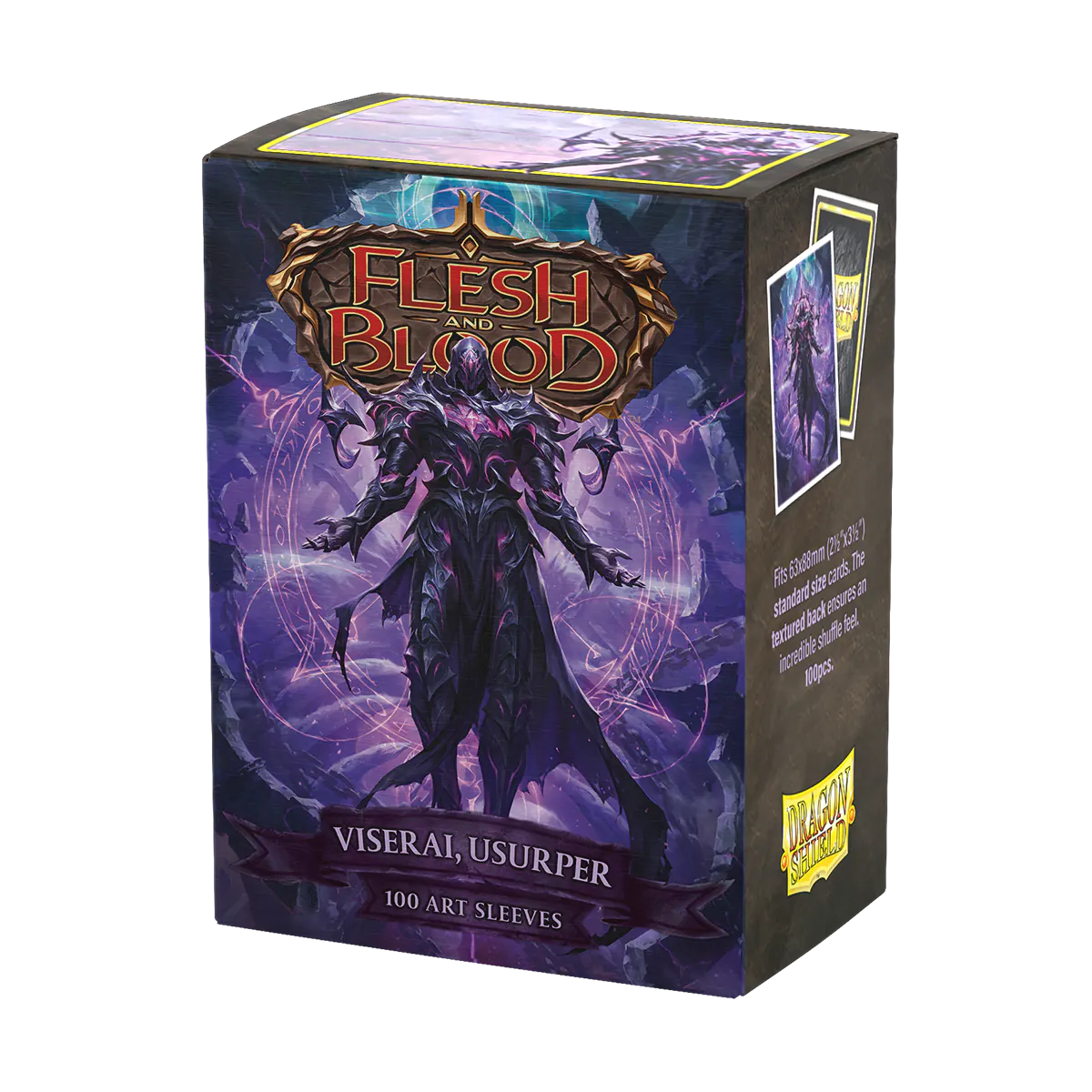 Dragon Shield | Viserai, Usurper | Flesh and Blood Matte Art Sleeves Standard Size
