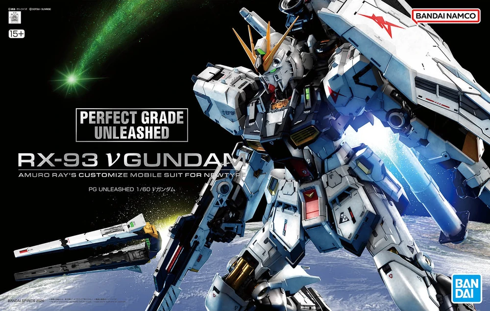 Bandai | PG Unleashed ν Gundam | Mobile Suit Gundam: Char's Counterattack (1/60)
