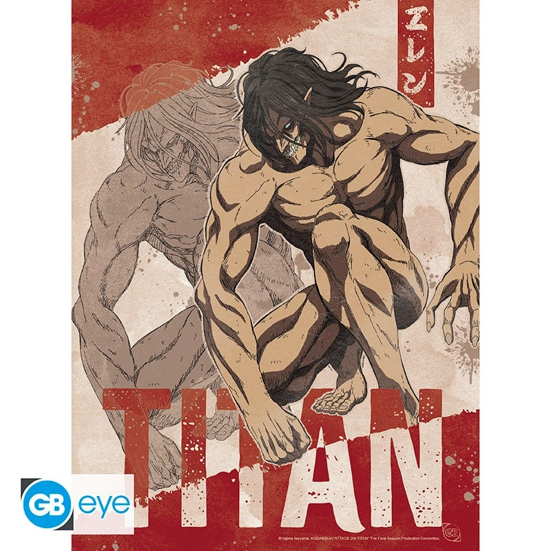 Abysse | Attack on Titan - 9 Posters (21 x 29,7cm) - Portfolio Characters S4