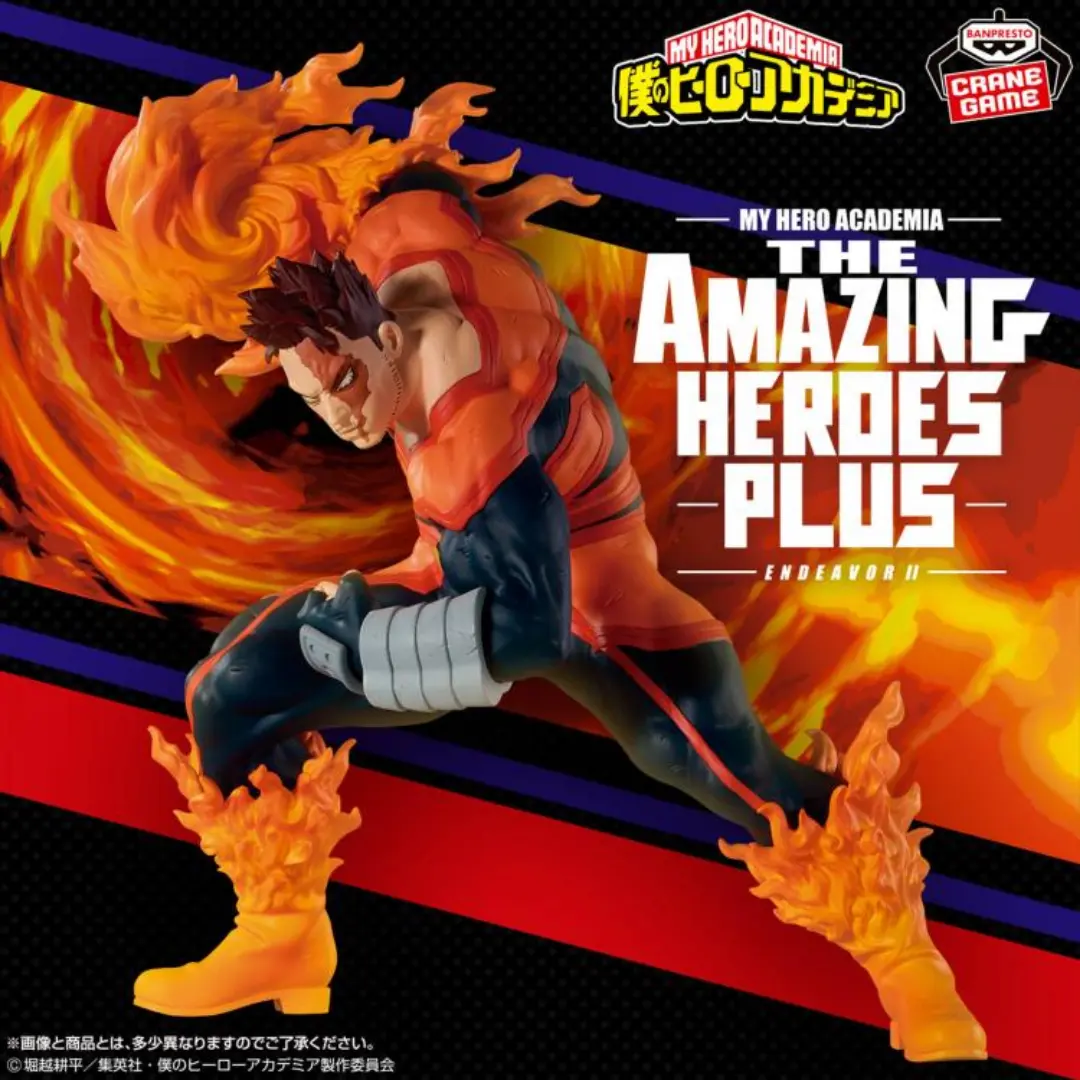 Banpresto | Endeavor II The Amazing Heroes Plus (15cm) | My Hero Academia