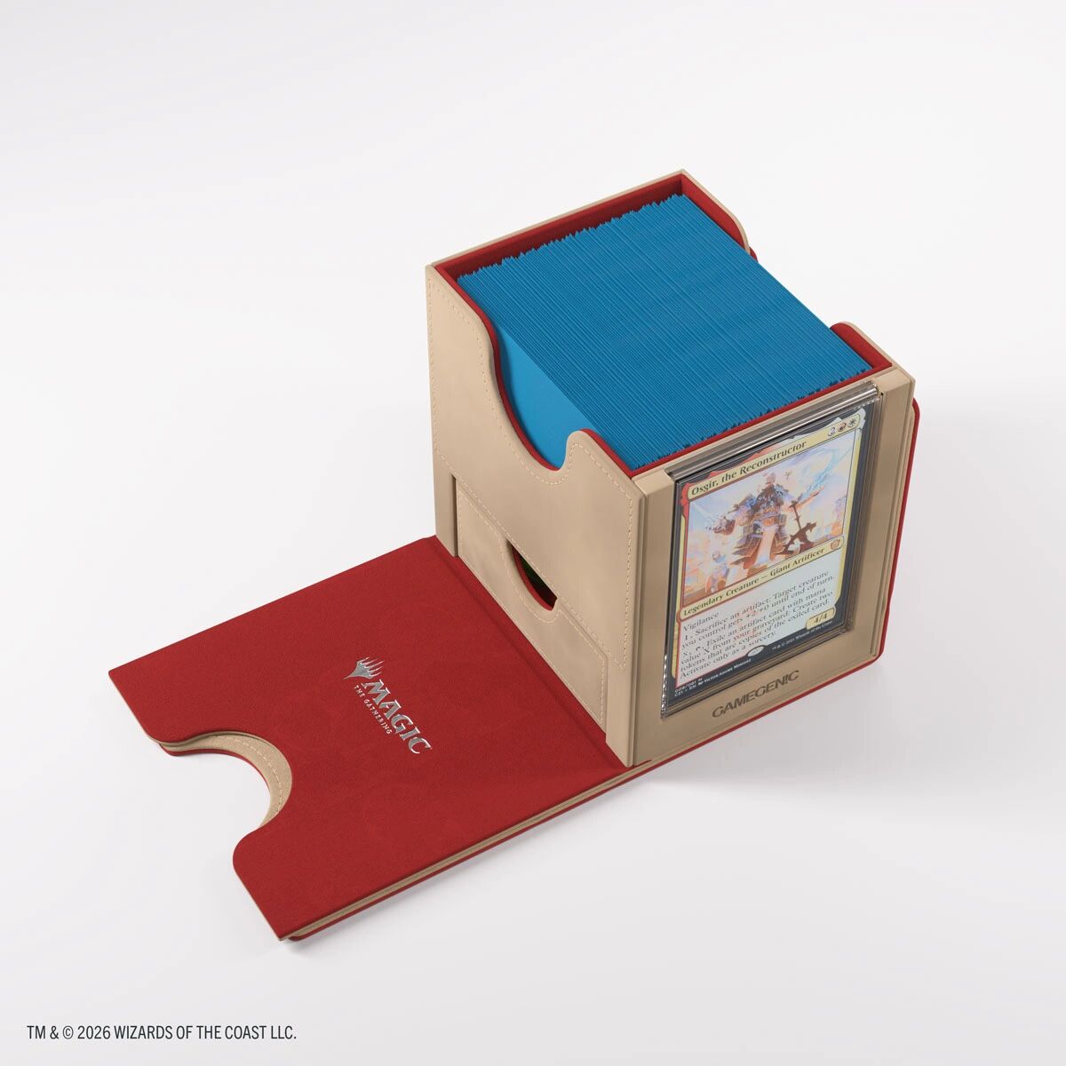 Gamegenic | Secrets of Strixhaven - Lorehold - Beige/Rot | Deckbox Sidekick Pro 100+ XL