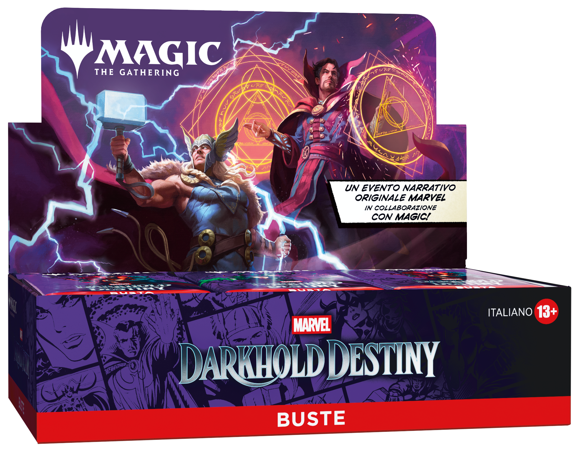 Magic: The Gathering | Marvel Darkhold Destiny | Play Booster Display (IT)