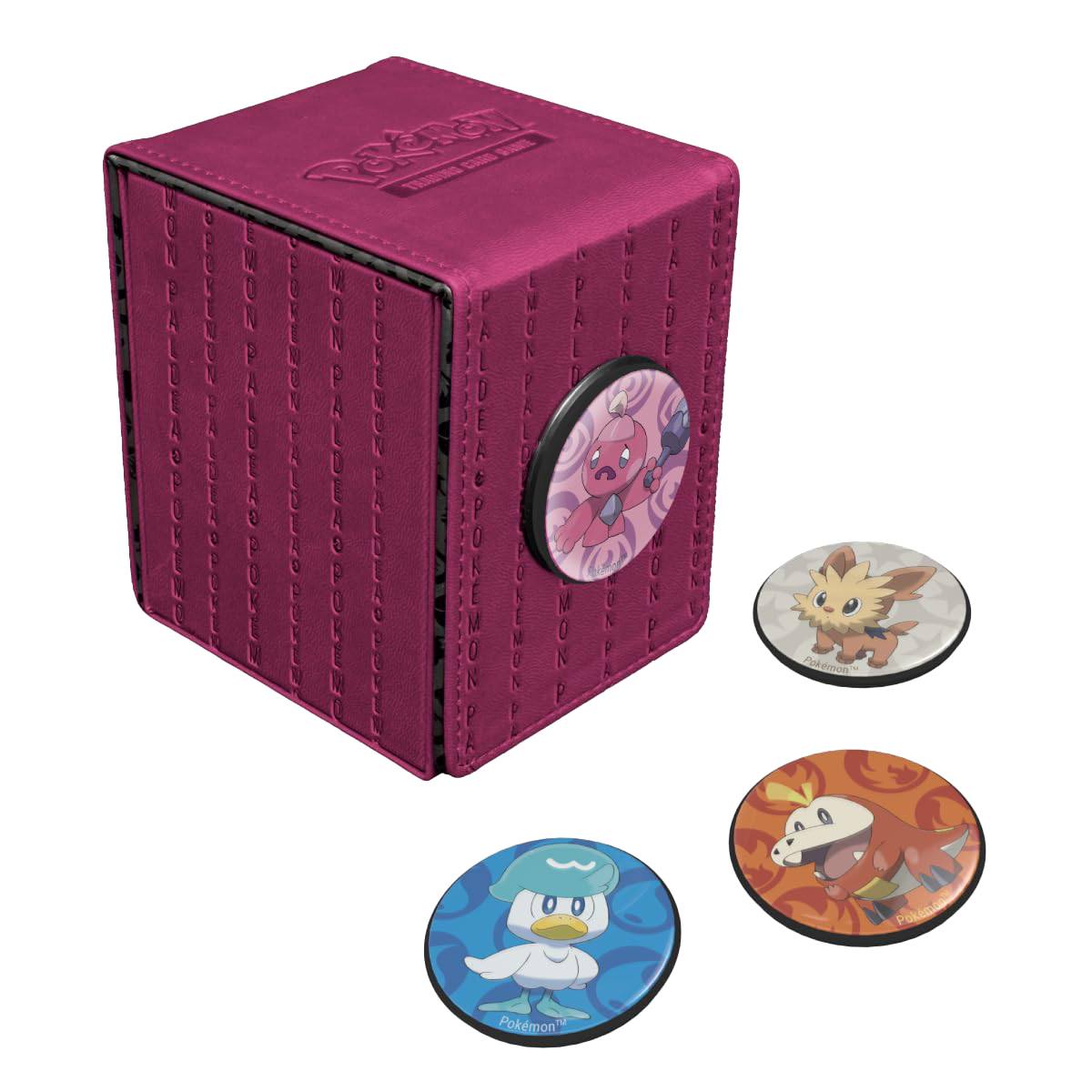 Ultra Pro | Pokémon Paldea | Alcove Click Deck Box 100+