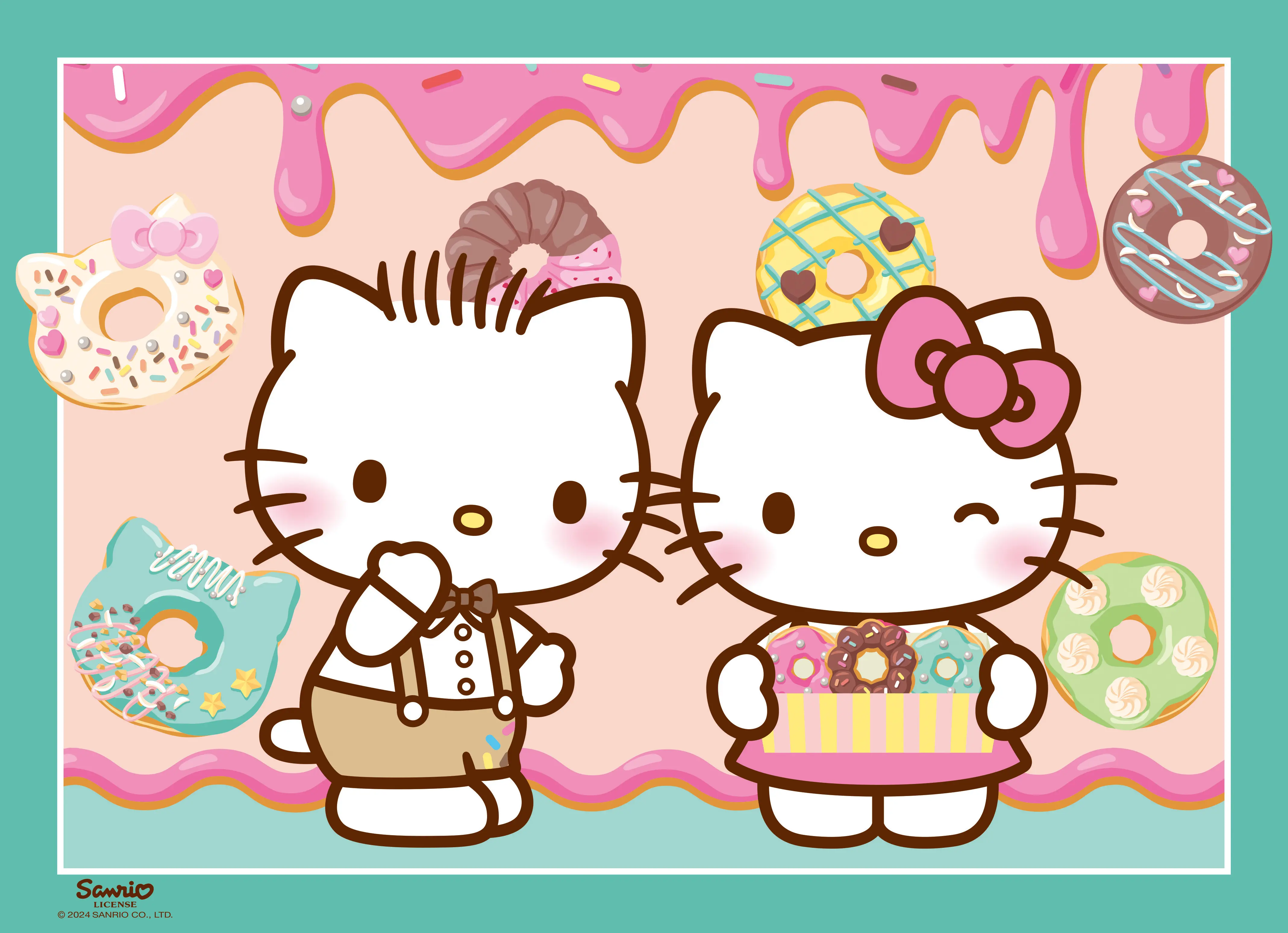 Ravensburger | Los geht s, Hello Kitty! | 4x 100 Teile Puzzle