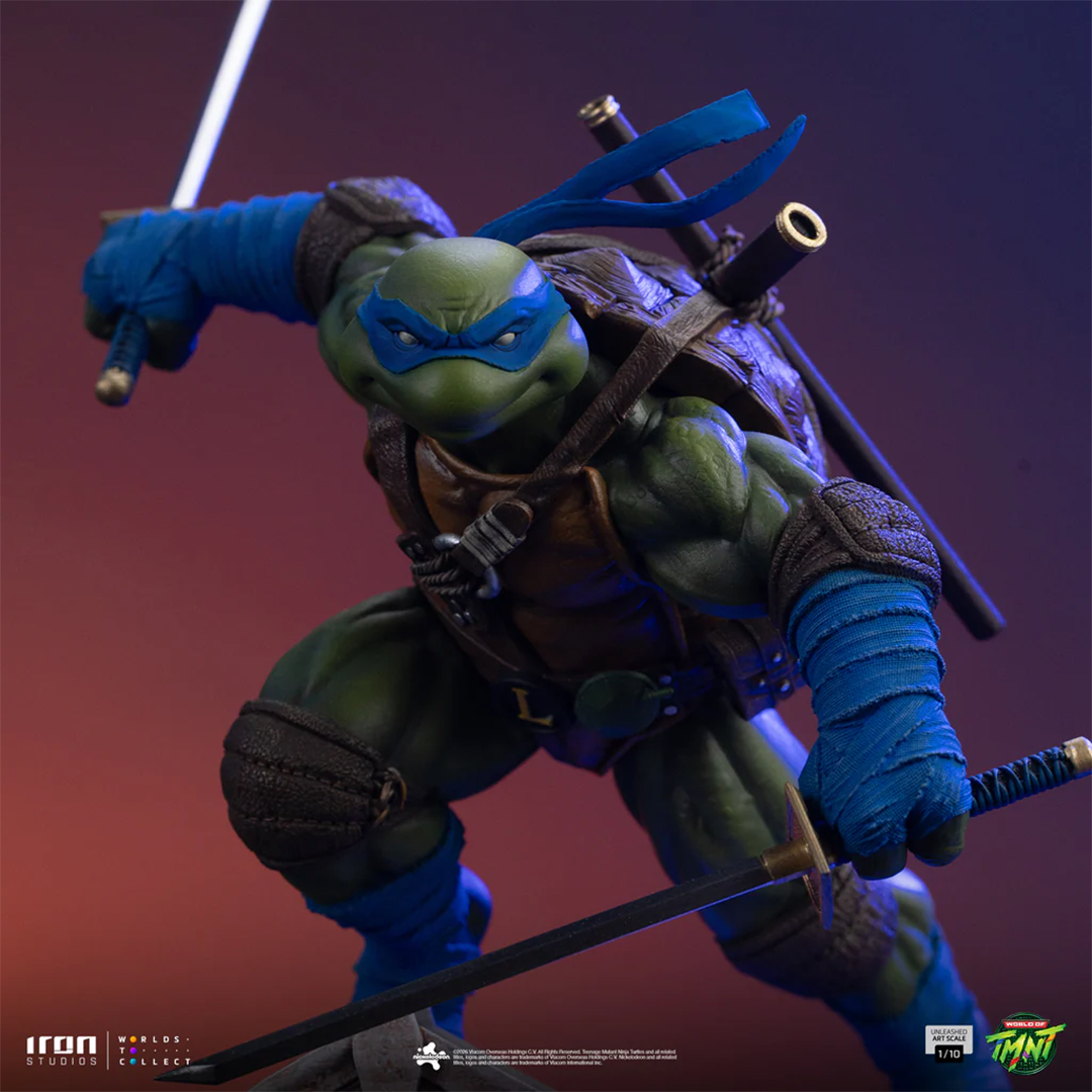 Iron Studios | Leonardo Unleashed - Teenage Mutant Ninja Turtles | Art Scale 1/10