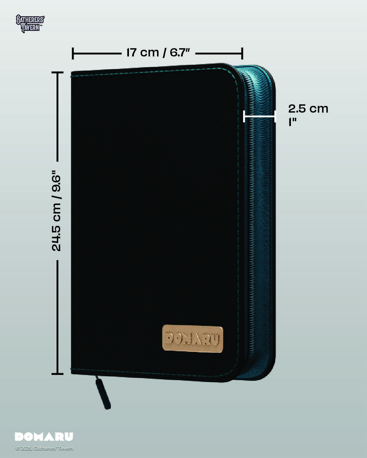 Gatherers' Tavern | Turquise Loch Deco Patch DOMARU | Binder 4-Pocket