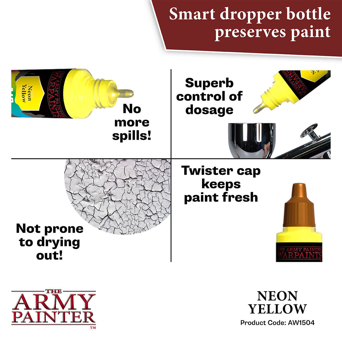 The Army Painter - Neon Yellow - Warpaints Air Fluorescent