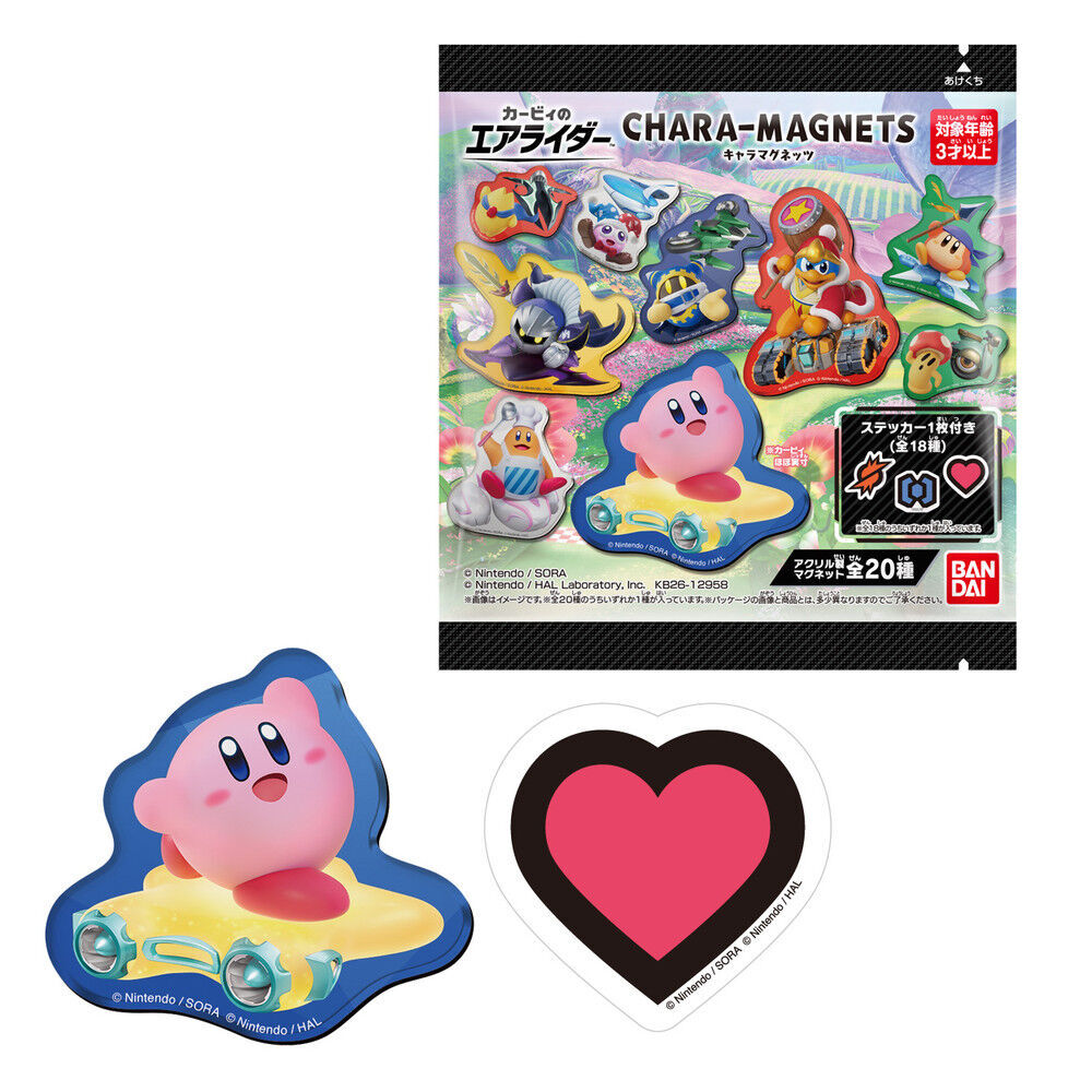 Shokugan | Kirby Air Riders Character (5cm) | Magnets & Gum (14pcs)