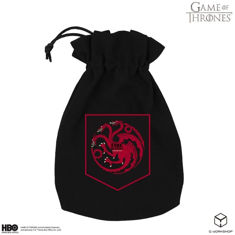 Q Workshop | Targaryen | Game Of Thrones Dice Pouch