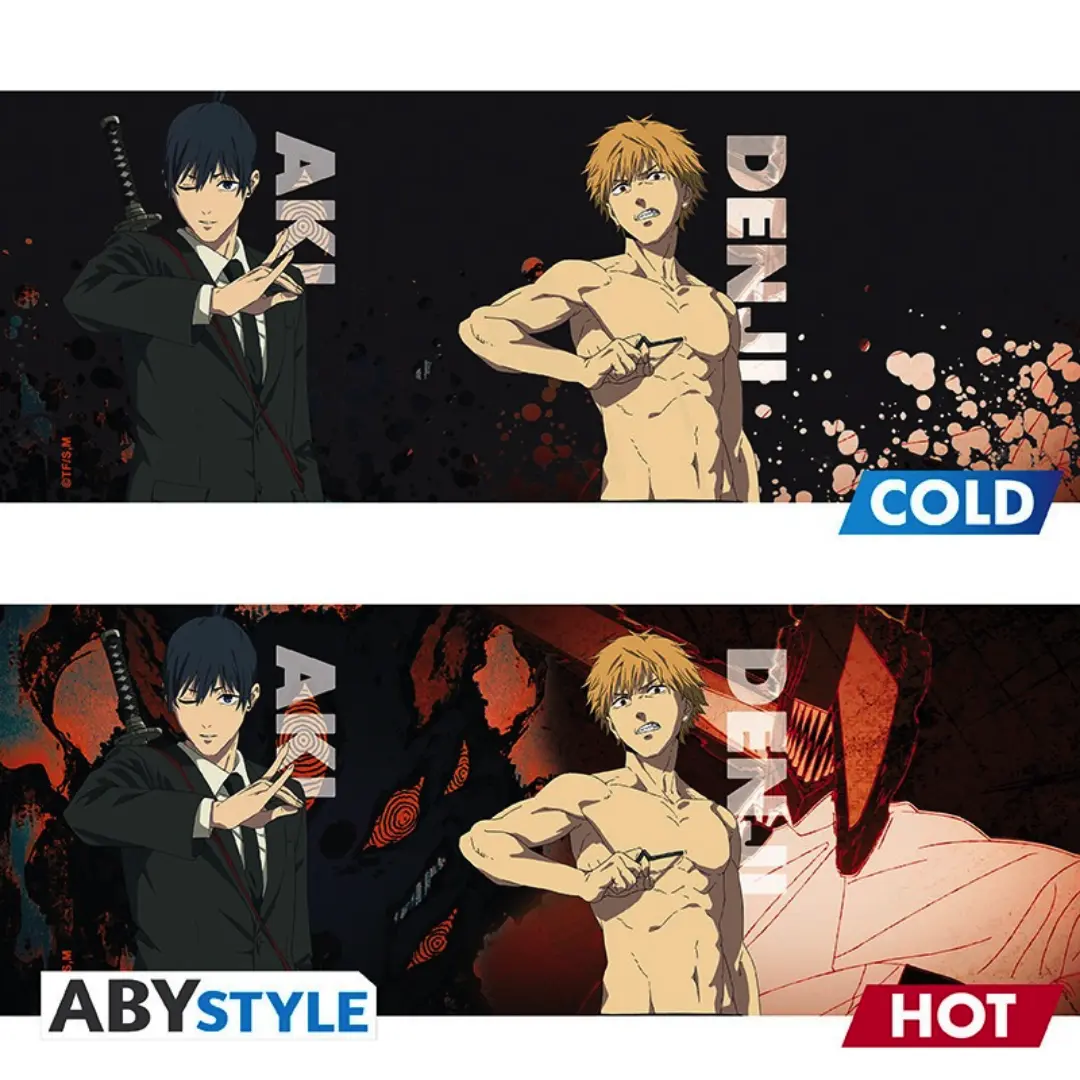 Abysse: Chainsaw Man - Denji & Aki Heat Change Mug (460ml)