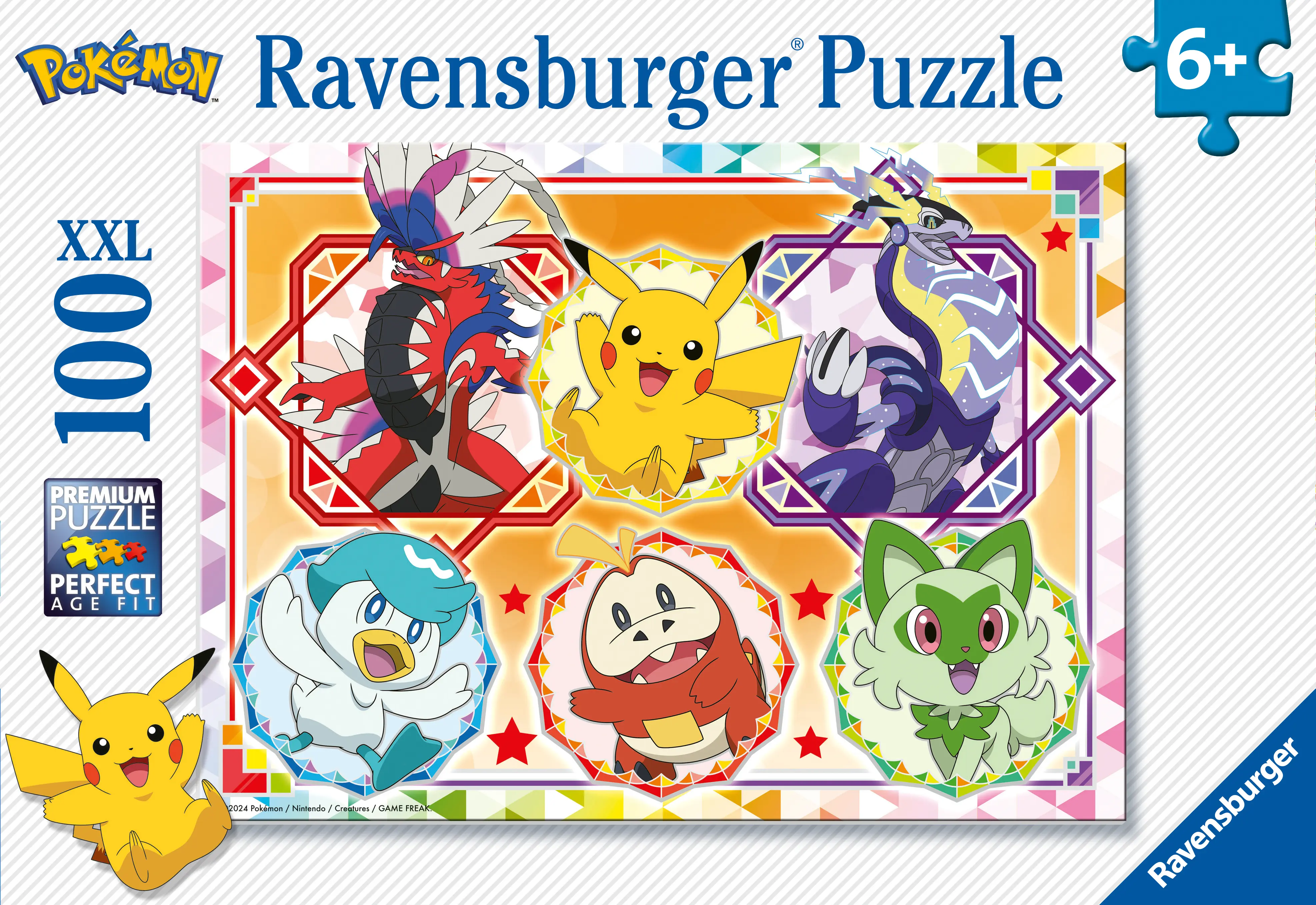 Ravensburger | Pokémon Karmesin & Purpur | 100 XXL Teile Kinderpuzzle