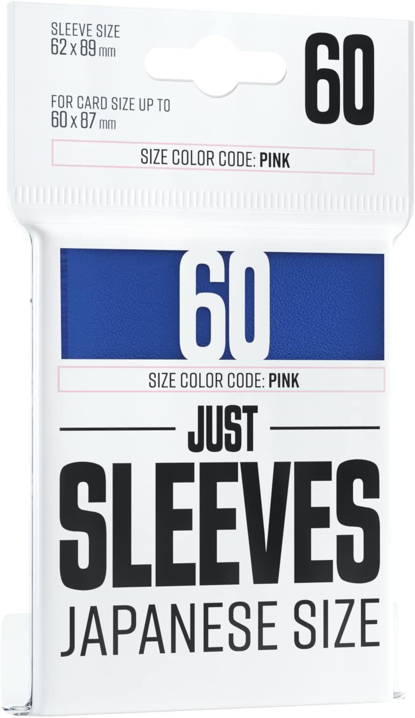 Gamegenic | Just Sleeves - Japanese Size Blue | 60 Sleeves