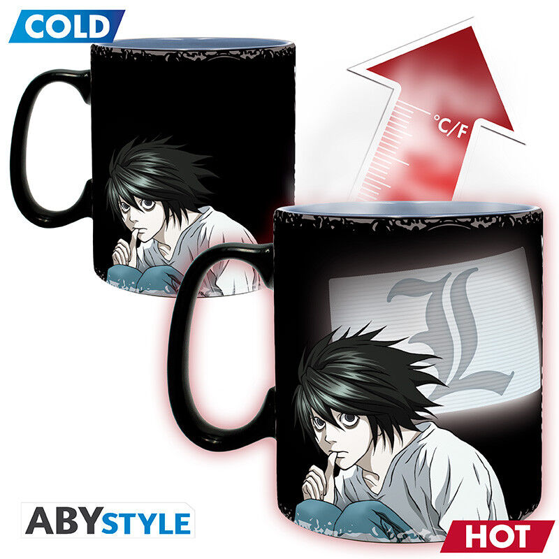 Abysse: Death Note - Mug Heat Change (460ml) - Kira & L