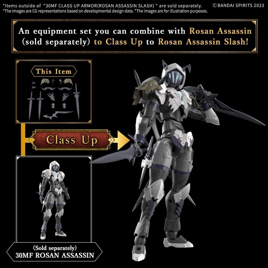 Bandai | 30MF Class Up Armor Rosan Assassin Splash | (1/144)