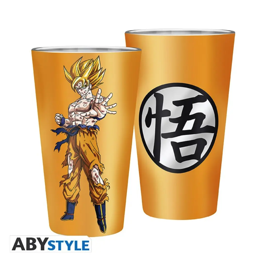 Abysse | Dragon Ball Premium Large Glass (400ml) | Son Goku Saiyan