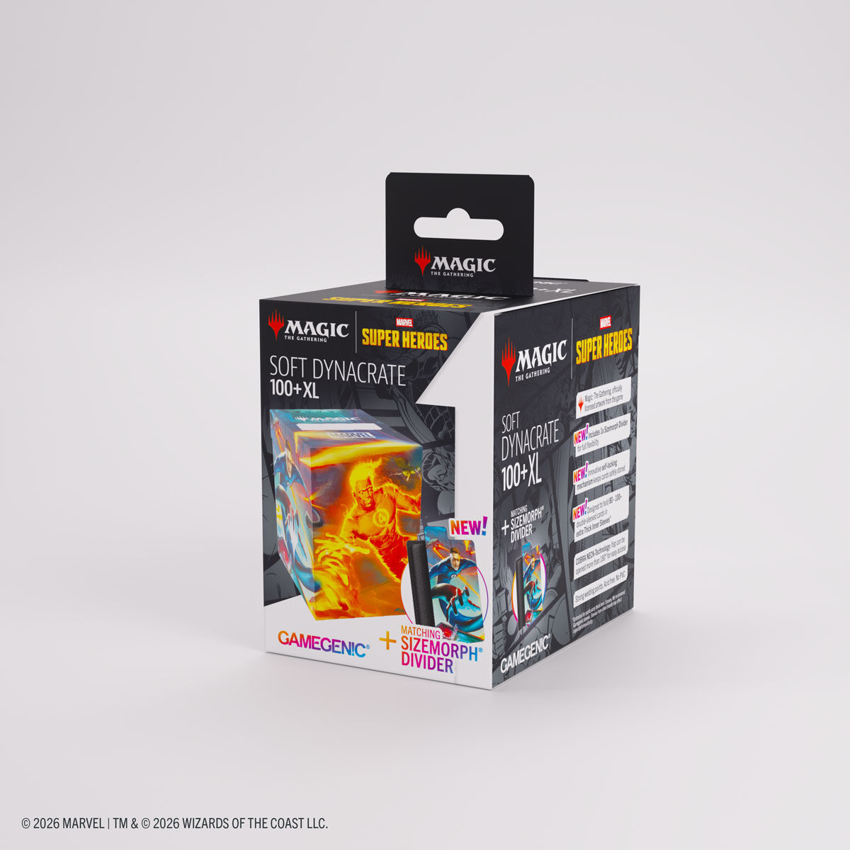 Gamegenic | Marvel Super Heroes - Fantastic 4 Unleashed | Deckbox Soft Dyna100+ XL