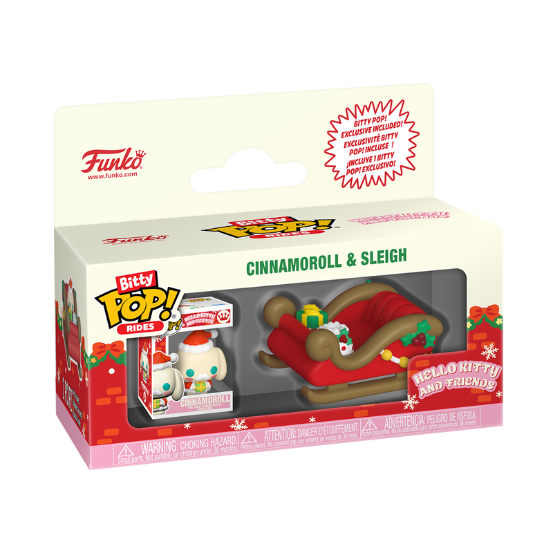 Bitty Pop! Ride | Cinnamoroll and Sleigh | Hello Kitty