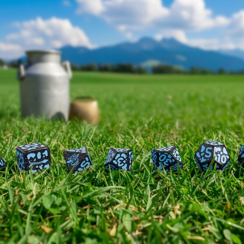 Q Workshop | MOOlissa | Cow Dice Set