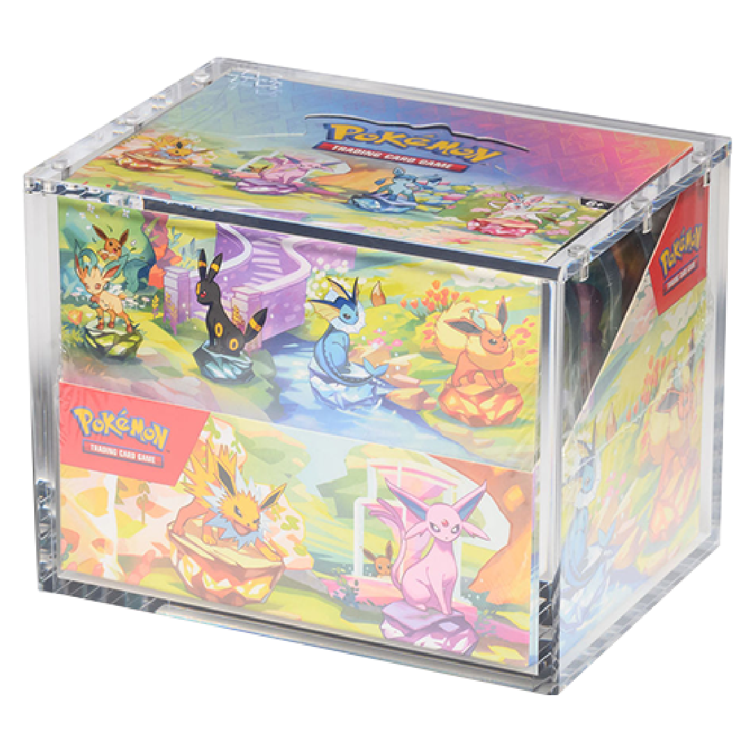 The Acrylic Box | Pokémon Mini Tin Display (8 Tins) | Acryl Case